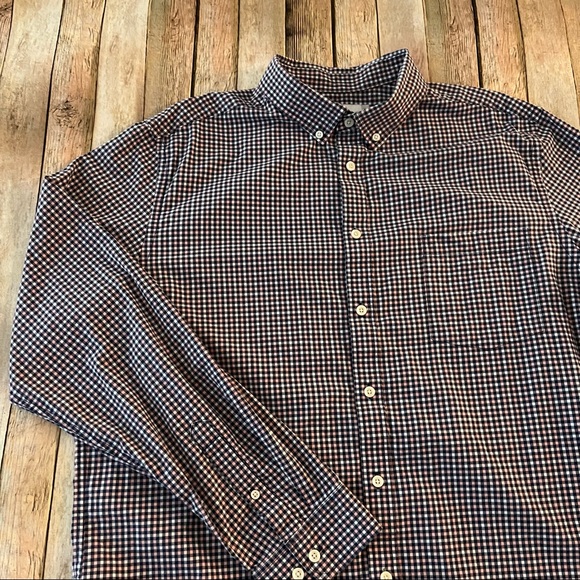 Goodfellow & Co mens long sleeve plaid button down shirt | size Extra Large - Picture 2 of 11